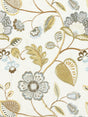 Scalamandre SC 000127071 SUMMER SAGE WILLOWOOD EMBROIDERY Fabric - Eade's Wallpaper