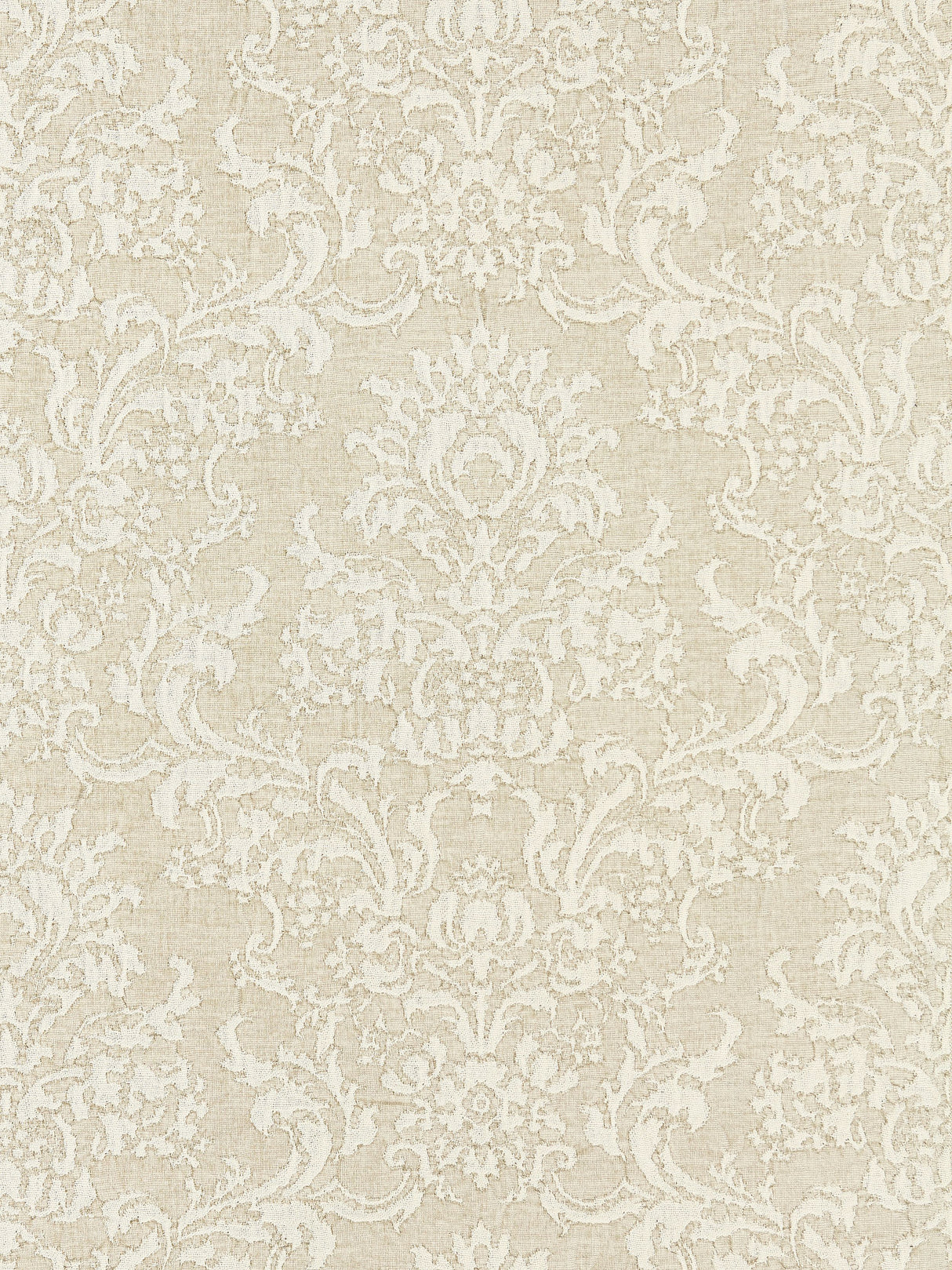 Scalamandre SC 000127094 ALABASTER SAN LUCA DAMASK Fabric - Eade's Wallpaper