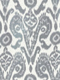 Scalamandre SC 000127097 INDIGO BUKHARA SILK IKAT Fabric - Eade's Wallpaper