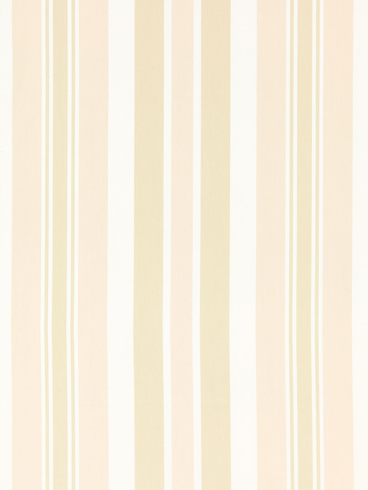 Scalamandre SC 000127112 PINK SAND MAYFAIR COTTON STRIPE Fabric - Eade's Wallpaper