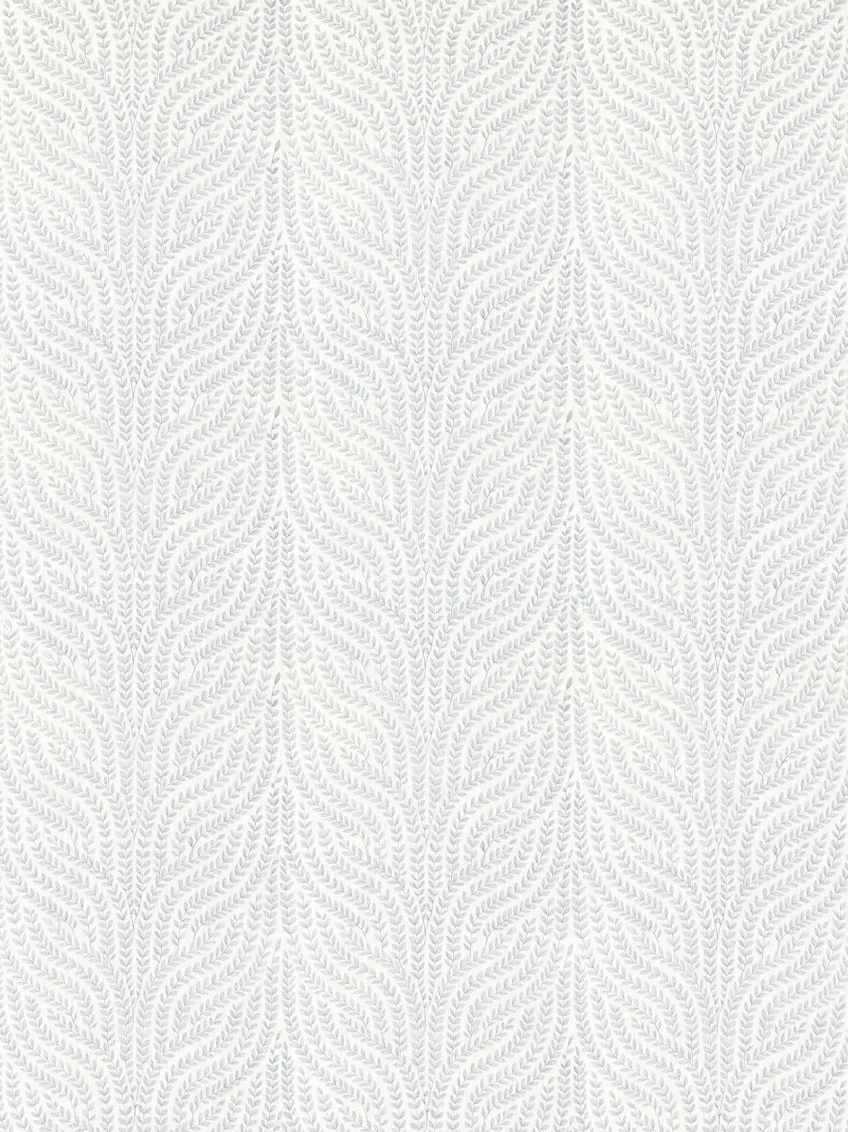 Scalamandre SC 000127125 AQUAMARINE WILLOW VINE EMBROIDERY Fabric - Eade's Wallpaper