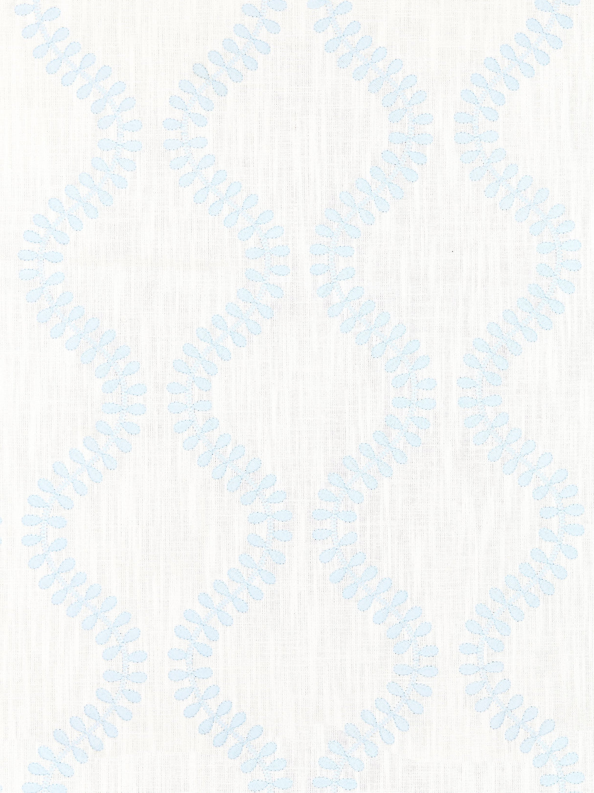 Scalamandre SC 000127127 SKY FOGLIA EMBROIDERY Fabric - Eade's Wallpaper