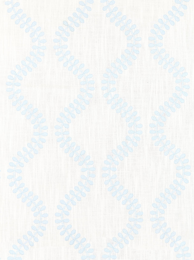 Scalamandre SC 000127127 SKY FOGLIA EMBROIDERY Fabric - Eade's Wallpaper