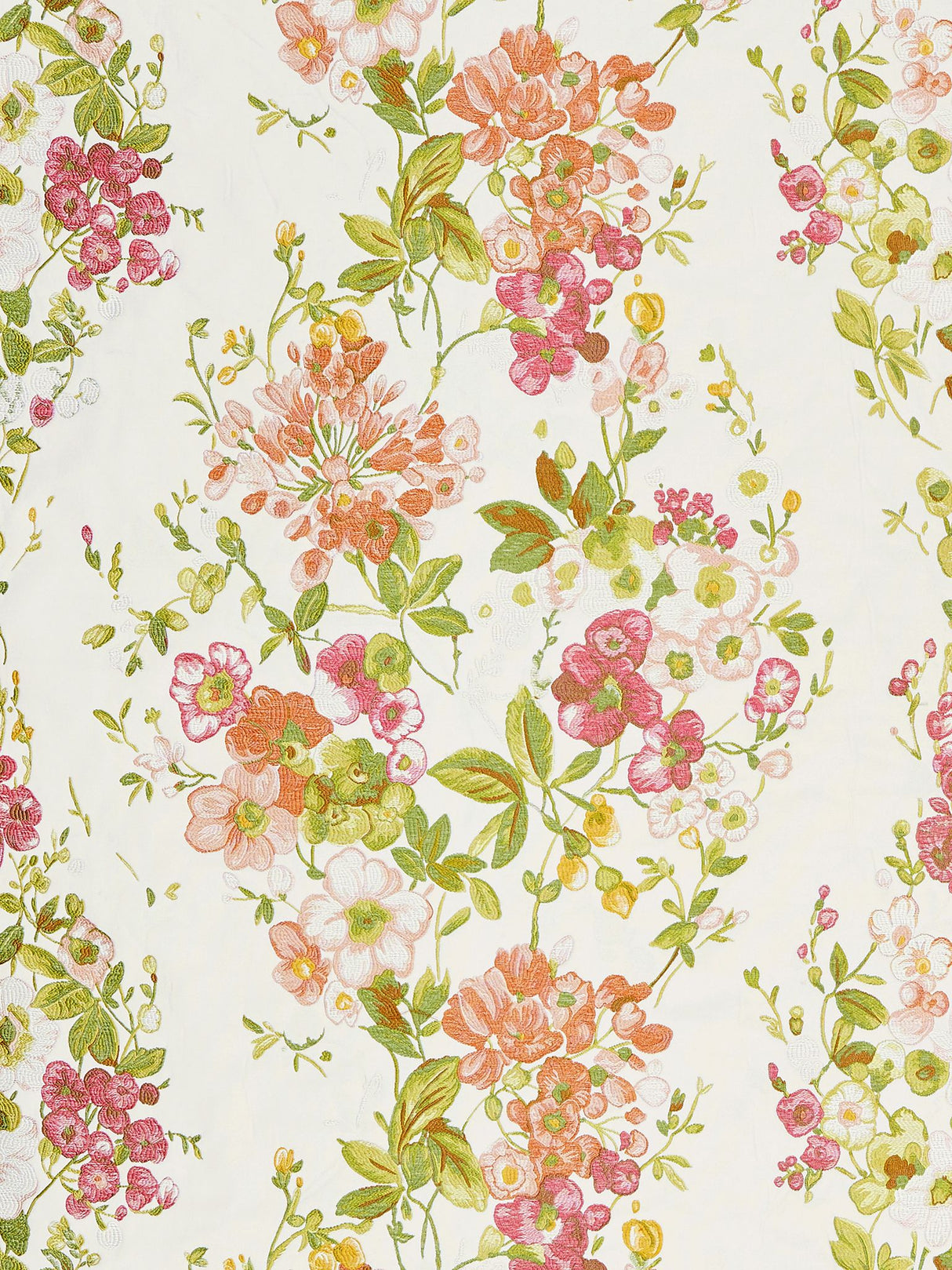 Scalamandre SC 000127224 BLOSSOM ANTONELLA LAMPAS Fabric - Eade's Wallpaper
