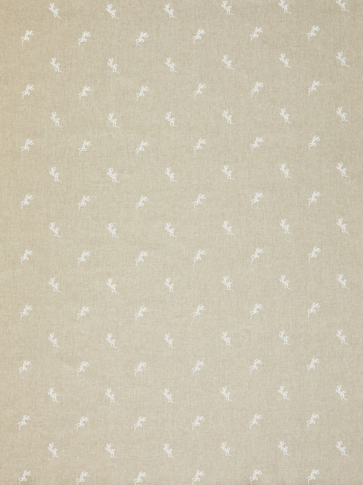 Scalamandre SC 000127319 LIMESTONE GECKO EMBROIDERY - OUTDOOR Fabric - Eade's Wallpaper