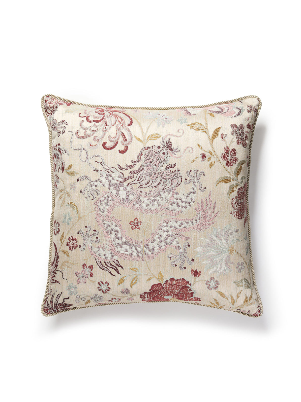 Scalamandre SC 0001SDDC27327 DRAGON TABLEAU PILLOW - Pillow