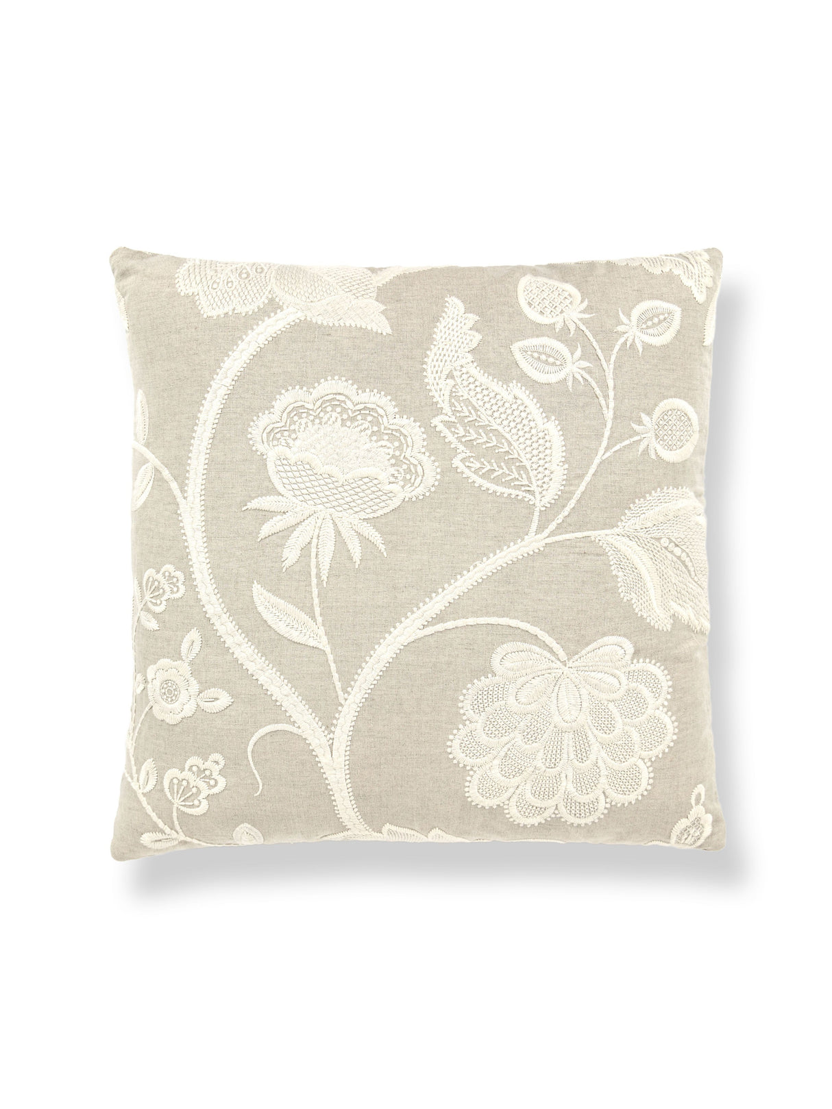 Scalamandre SC 0001SDDK27151 KENSINGTON EMBROIDERY PILLOW -