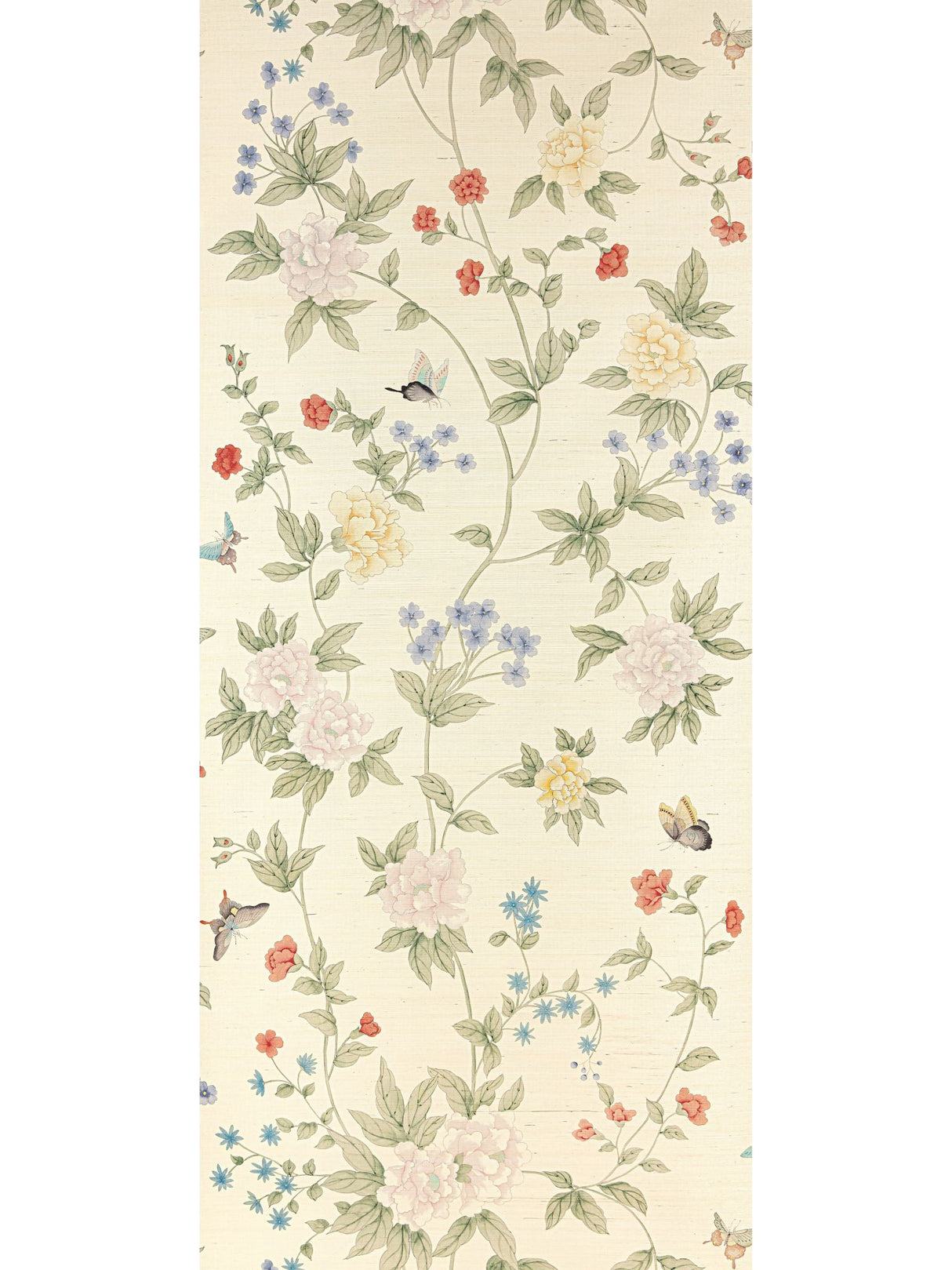 Scalamandre SC 0001WP88382 DOCUMENT LUOYANG GARDEN SISAL WALLPAPER - Eade's Wallpaper