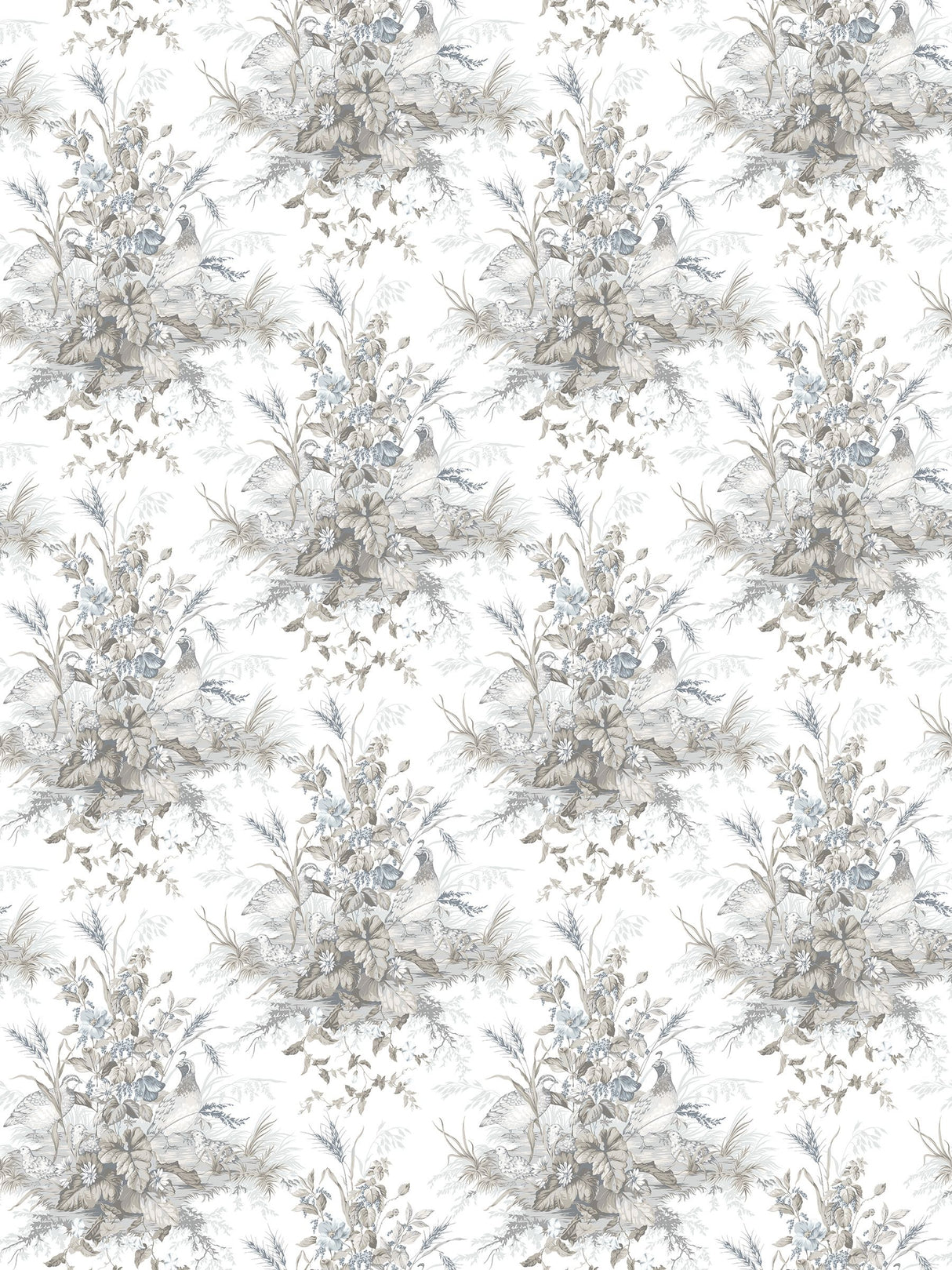 Scalamandre SC 0001WP88434 GRISAILLE EDWIN'S COVEY WALLPAPER - Eade's Wallpaper