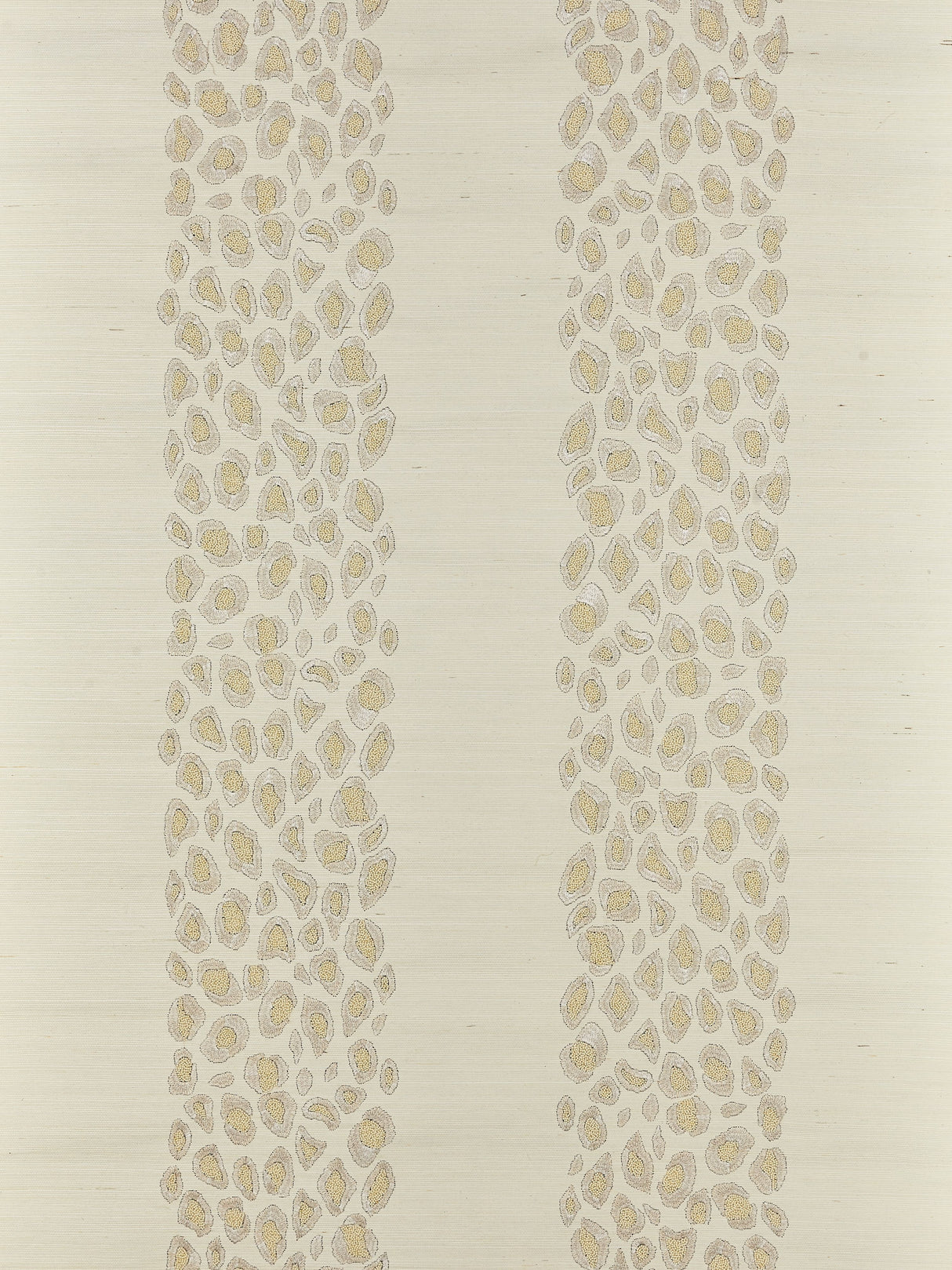 Scalamandre SC 0001WP88446 PEARL CATWALK EMBELLISHED GRASSCLOTH WALLPAPER - Eade's Wallpaper