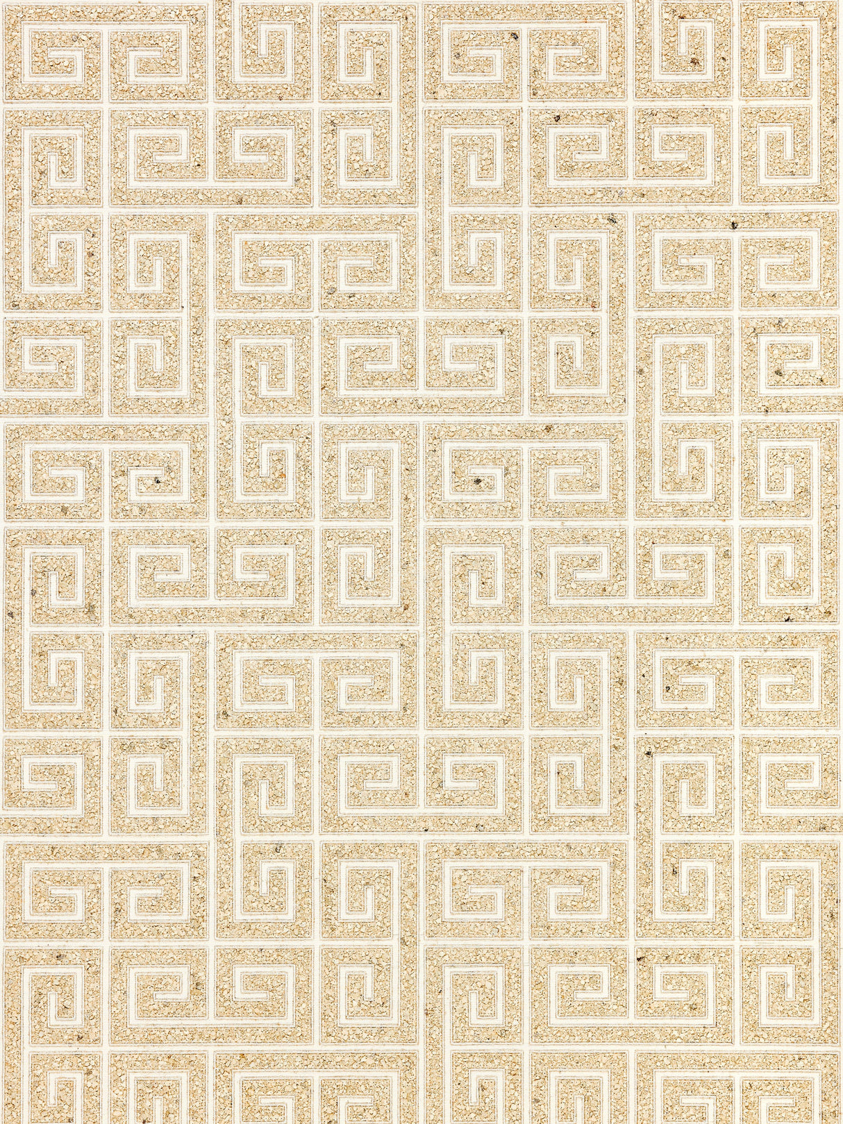 Scalamandre SC 0001WP88557 SAND FRET MOSAIC GRASSCLOTH WALLPAPER - Eade's Wallpaper
