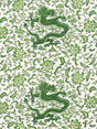 Scalamandre SC 000216558 JADE CHI'EN DRAGON LINEN PRINT Fabric - Eade's Wallpaper