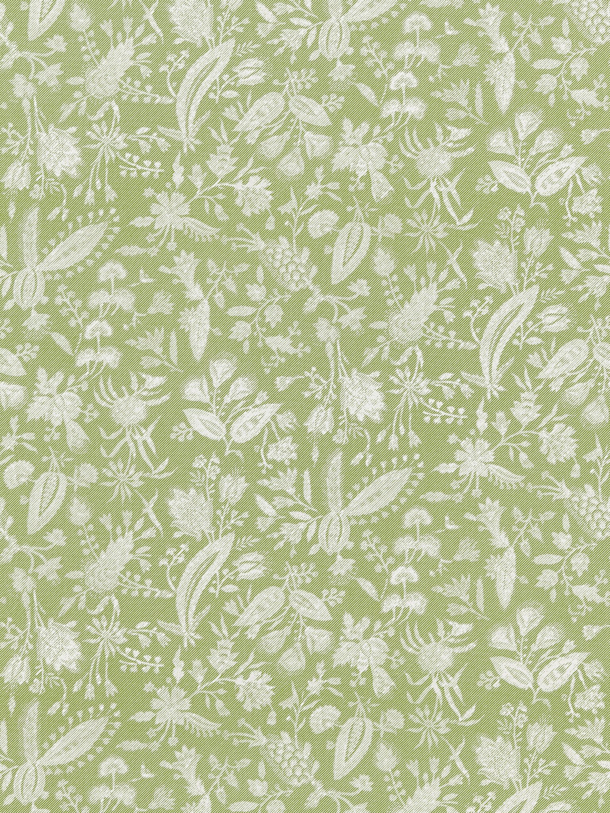 Scalamandre SC 000216605 WILLOW TULIA LINEN PRINT Fabric - Eade's Wallpaper