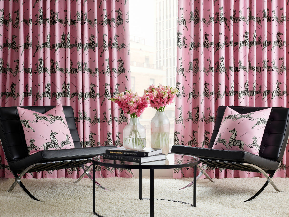 Scalamandre SC 000216641 PEONY ZEBRAS PETITE Fabric - Eade's Wallpaper