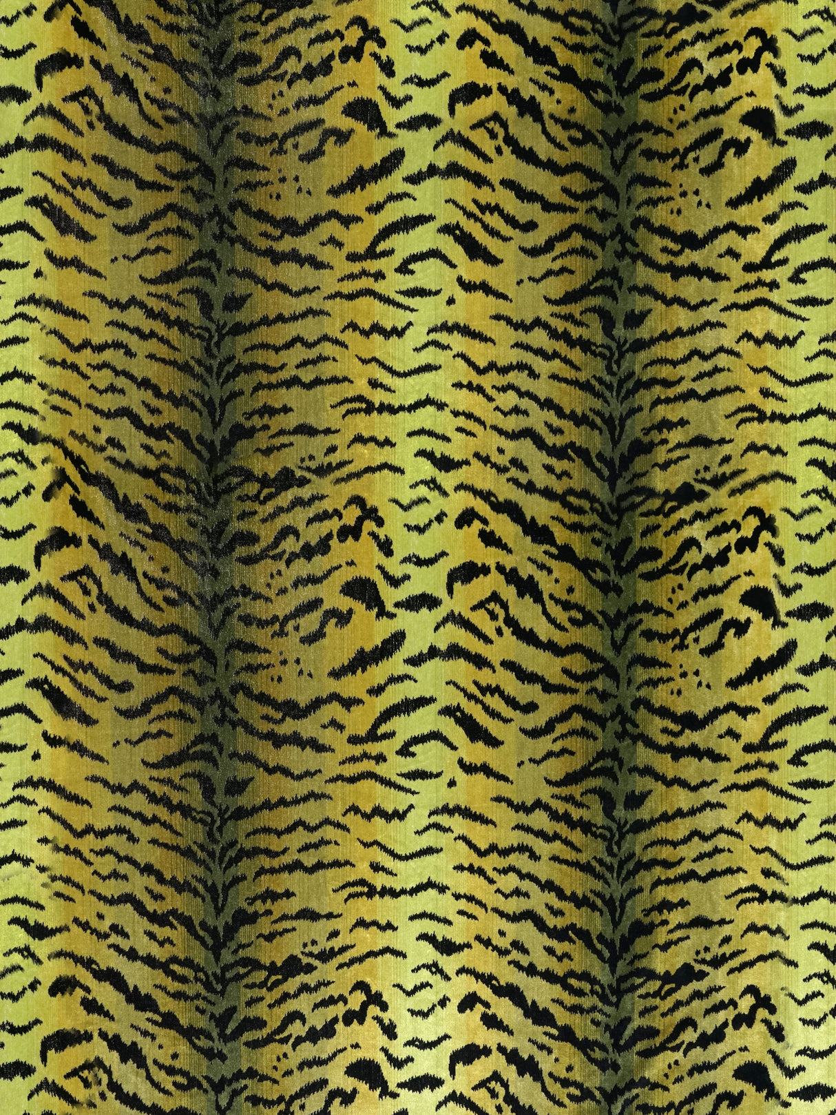 Scalamandre SC 000226167MMA GREENS & BLACK TIGRE Fabric - Eade's Wallpaper