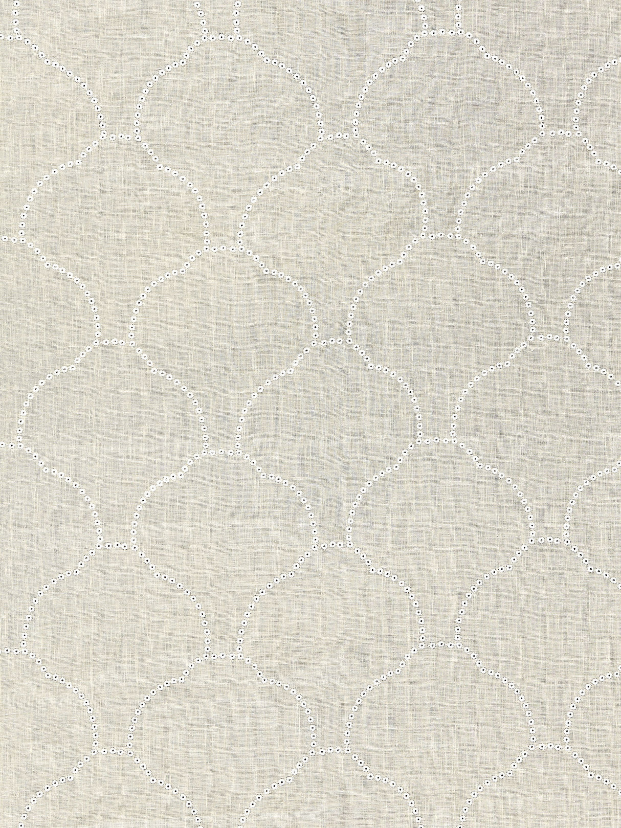 Scalamandre SC 000227038 FLAX COQUILLE SHEER Fabric - Eade's Wallpaper