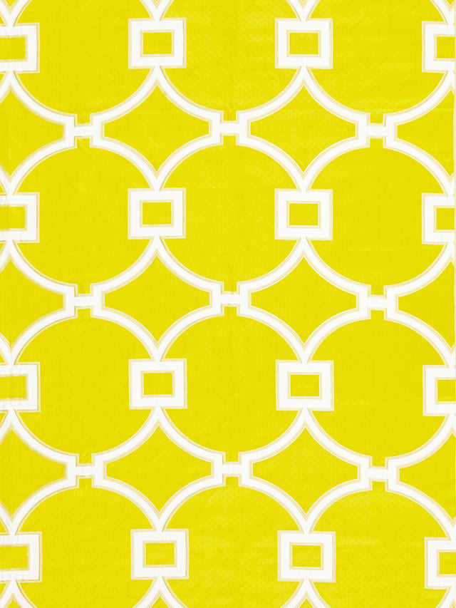 Scalamandre SC 000227072 FORSYTHIA CIRCLE FRET Fabric - Eade's Wallpaper
