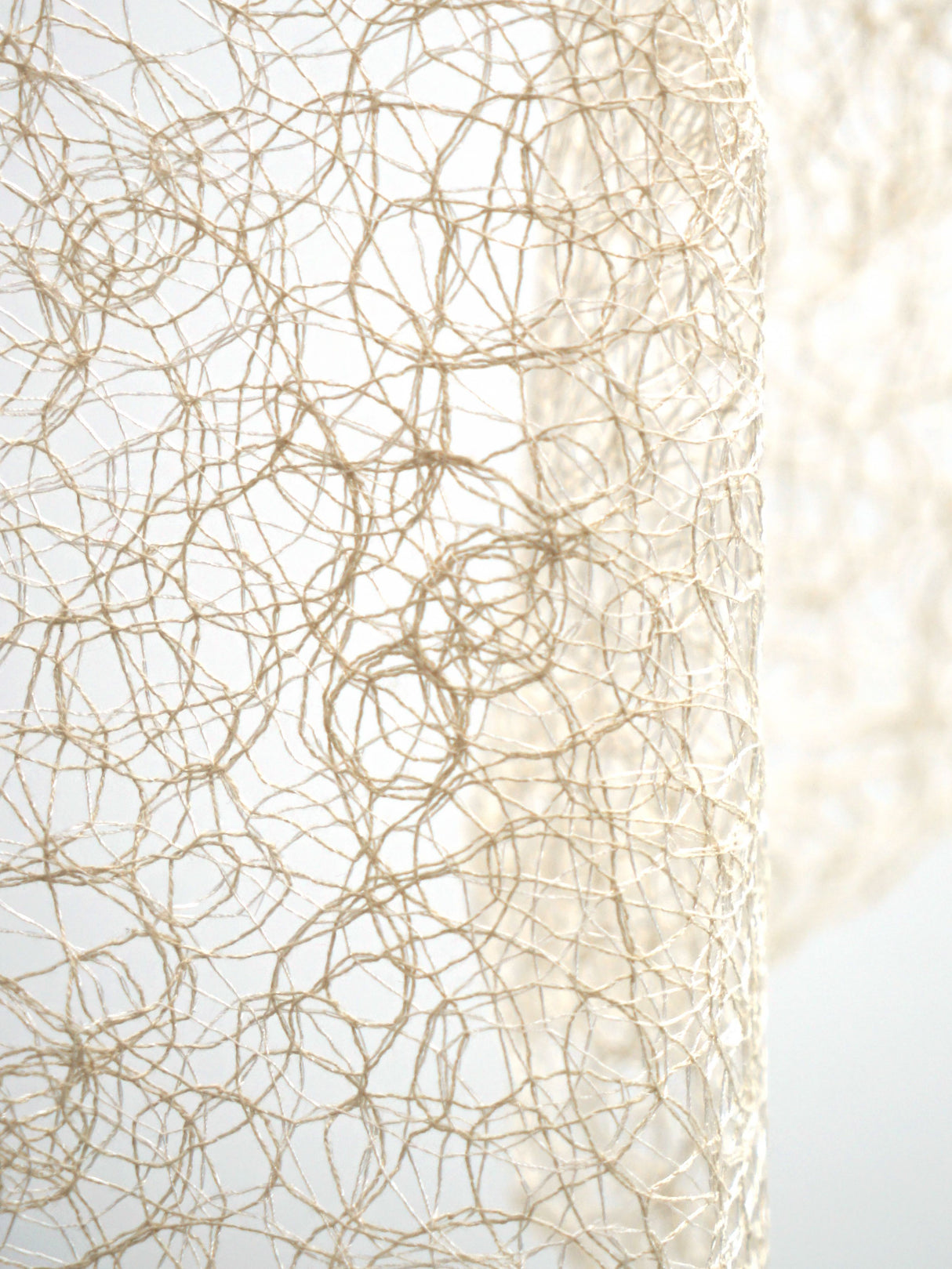 Scalamandre SC 000227146 CHAMPAGNE MODERN LACE Fabric - Eade's Wallpaper