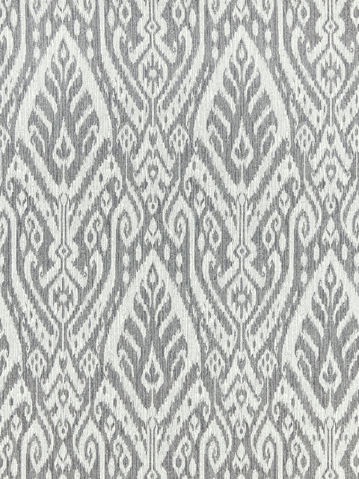 Scalamandre SC 000227196 SMOKE BORNEO IKAT Fabric - Eade's Wallpaper