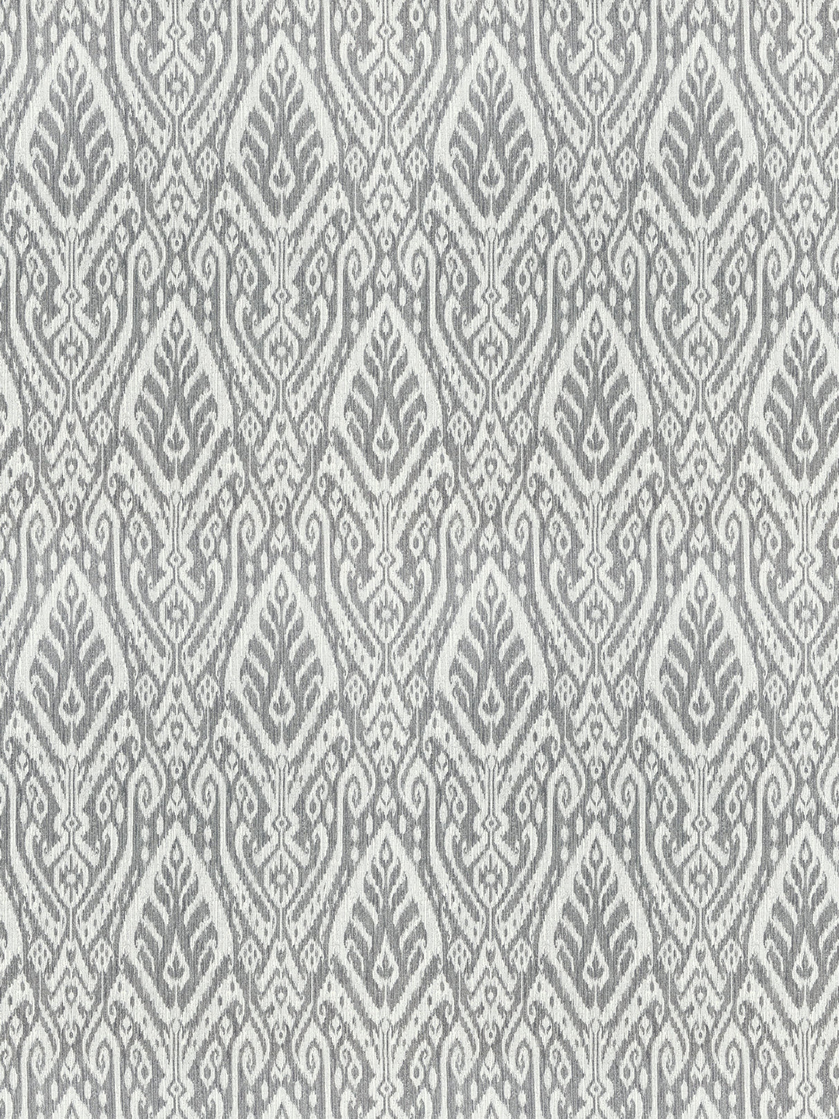 Scalamandre SC 000227196 SMOKE BORNEO IKAT Fabric - Eade's Wallpaper
