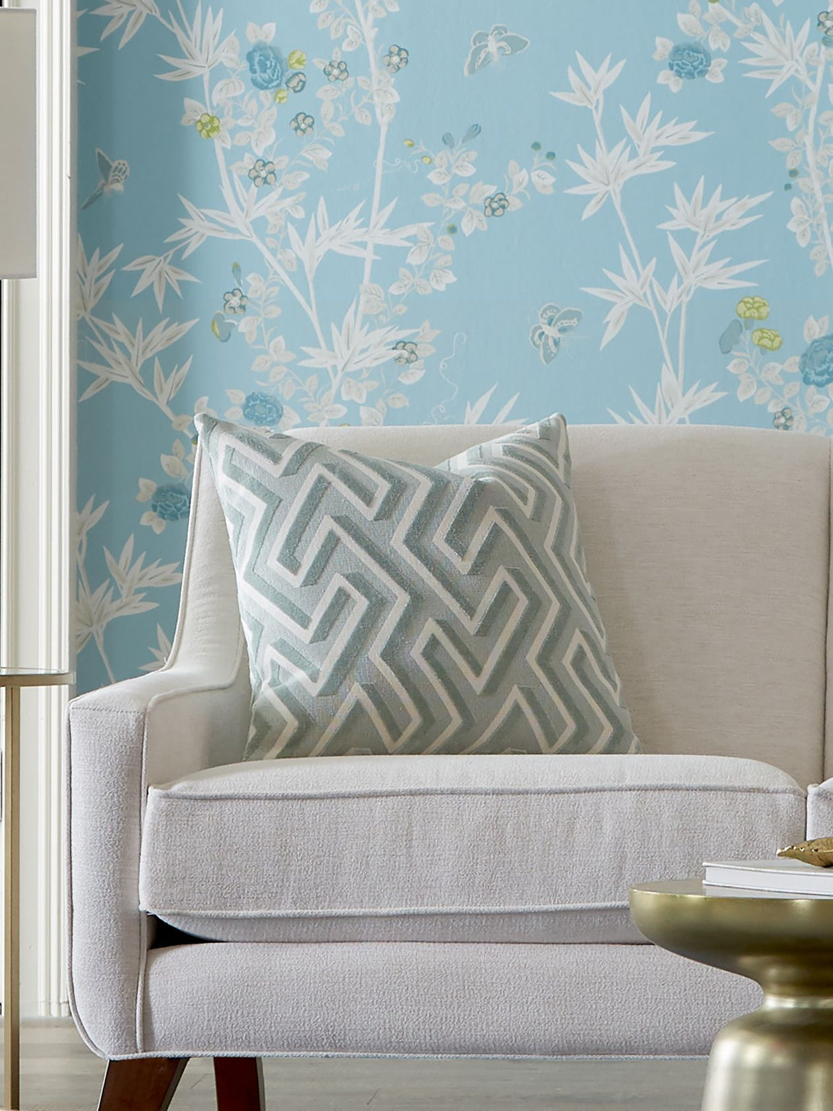 Scalamandre SC 000227237 HARBOR MAZE VELVET Fabric - Eade's Wallpaper