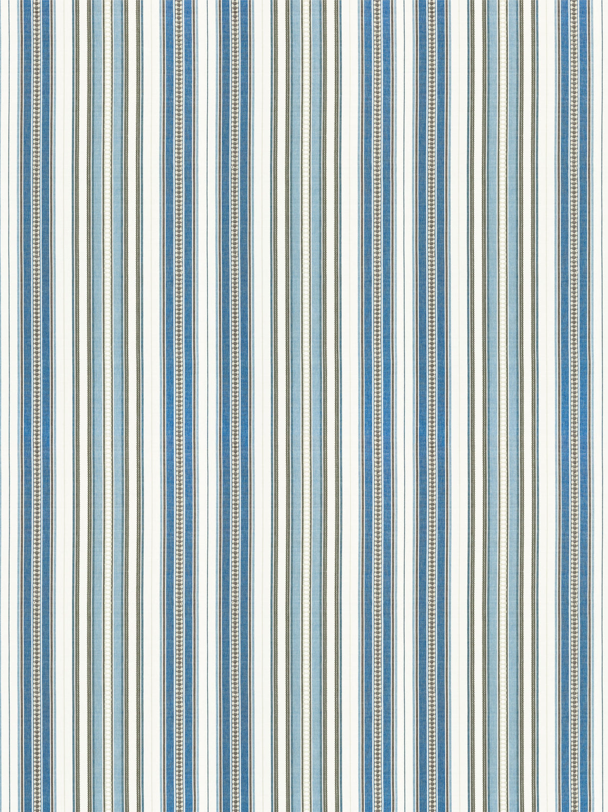 Scalamandre SC 000227253 BLUE JAY NILE STRIPE Fabric - Eade's Wallpaper