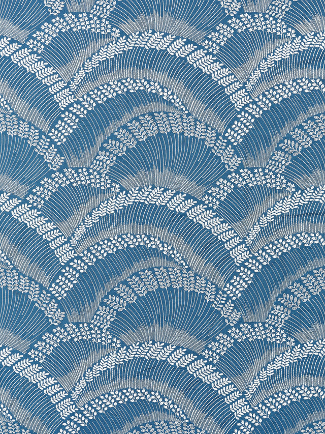 Scalamandre SC 000227256 MARLIN LOVEGRASS EMBROIDERY Fabric - Eade's Wallpaper