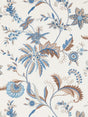 Scalamandre SC 000227325 SKY AND STONE SERAPHINE EMBROIDERED SILK Fabric - Eade's Wallpaper