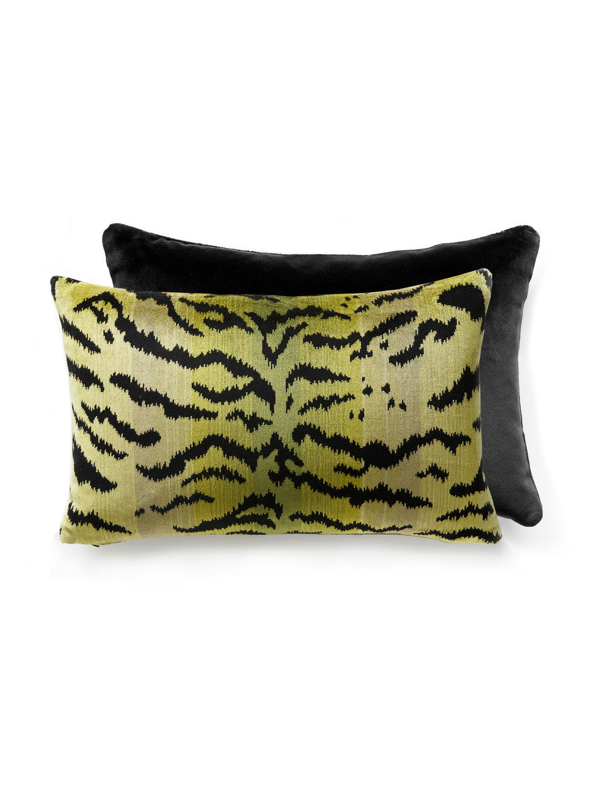 Scalamandre SC 0002ALTIGRPIL TIGRE/VELVET LUMBAR PILLOW - Pi
