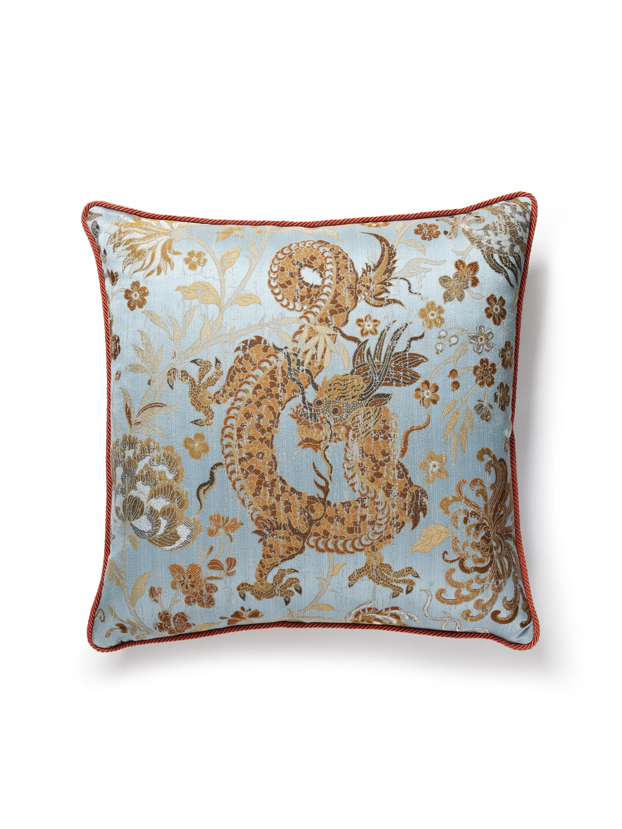 Scalamandre SC 0002SDDC27327 DRAGON TABLEAU PILLOW - Pillow