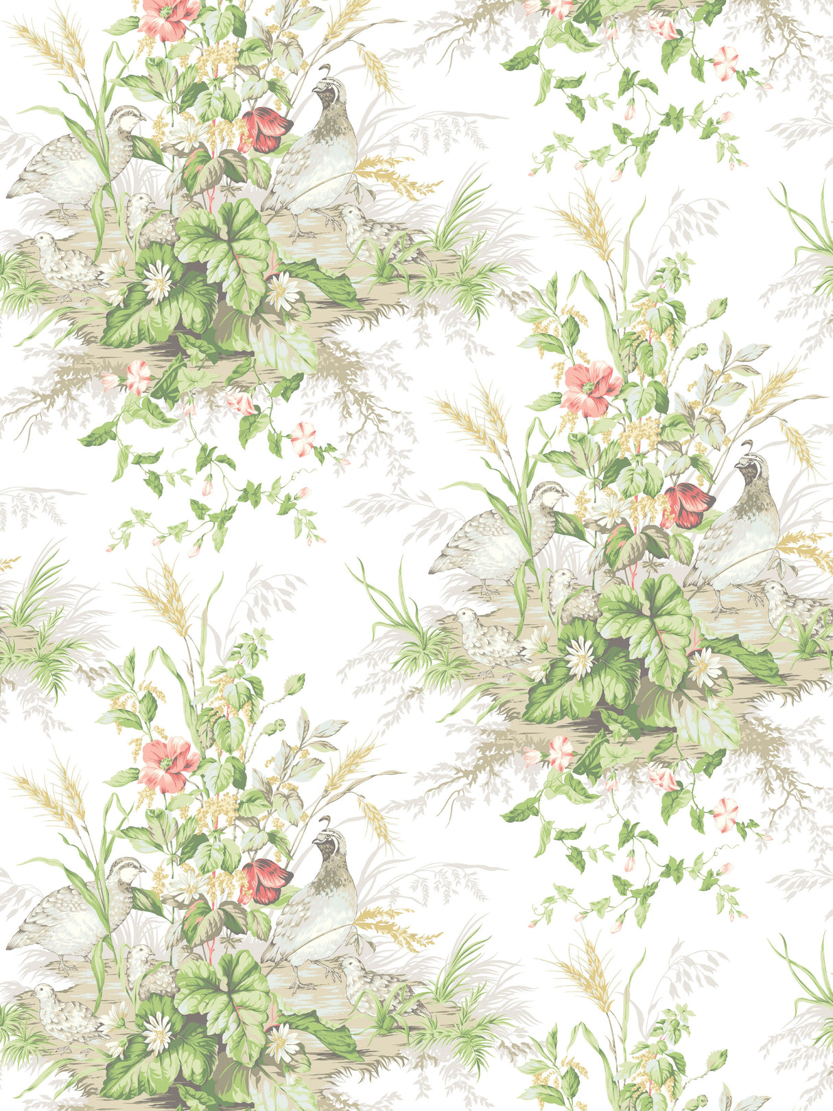 Scalamandre SC 0002WP88434 PRAIRIE EDWIN'S COVEY WALLPAPER - Eade's Wallpaper