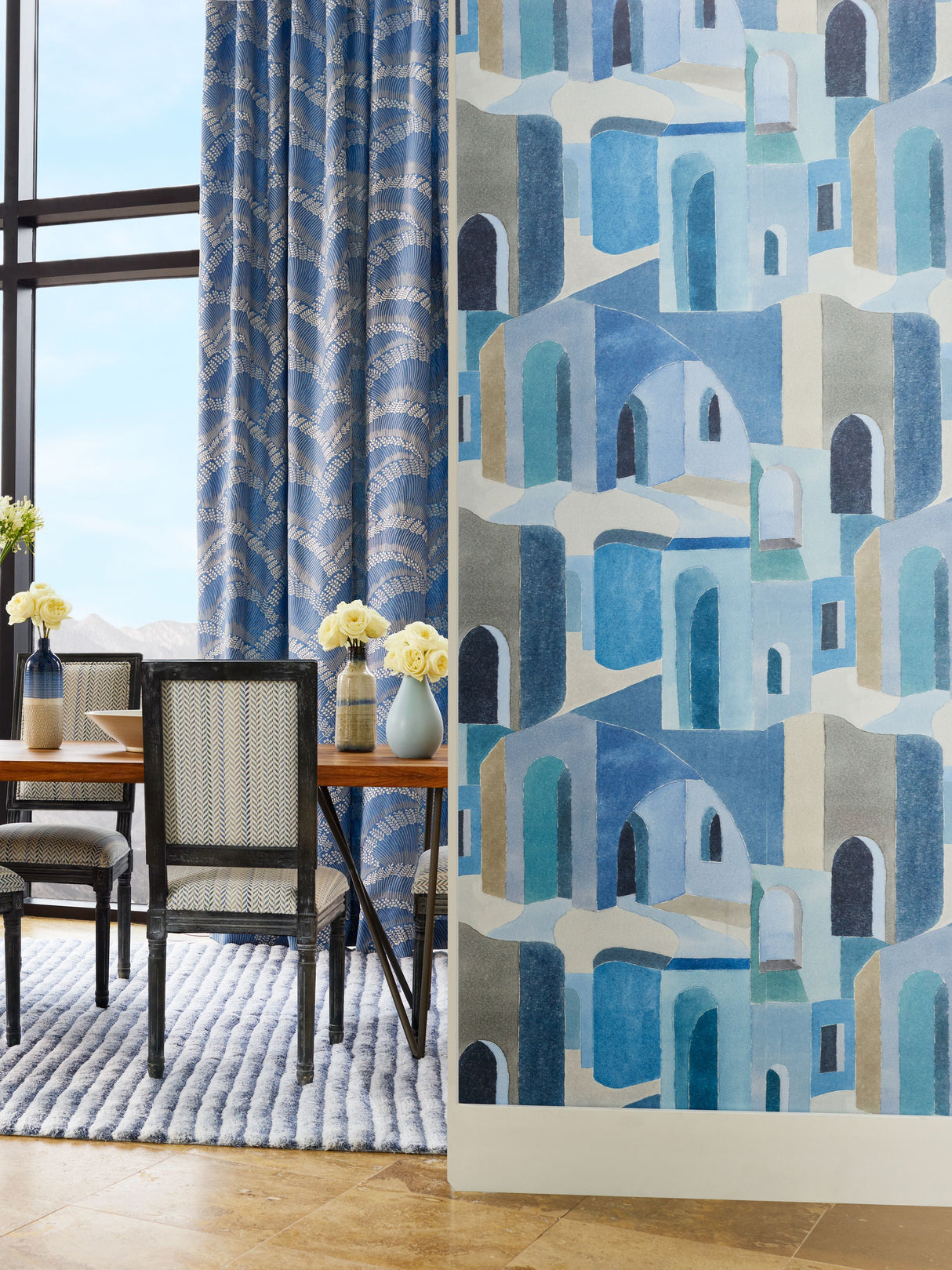 Scalamandre SC 0002WP88508 MEDITERRANEAN RIAD WALLPAPER - Eade's Wallpaper