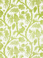 Scalamandre SC 000316575 PEAR BALINESE PEACOCK LINEN PRINT Fabric - Eade's Wallpaper