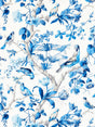 Scalamandre SC 000316600 PORCELAIN BELIZE PRINT Fabric - Eade's Wallpaper