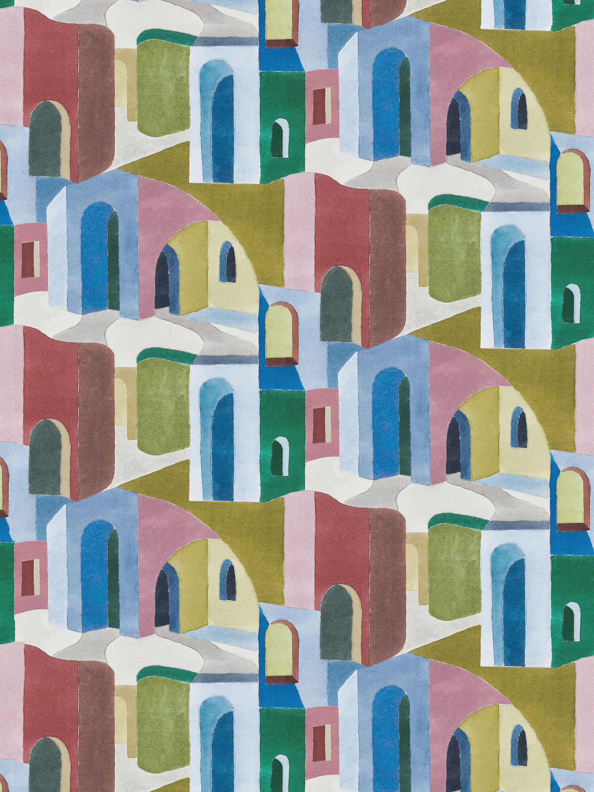 Scalamandre SC 000316637 JEWEL RIAD COTTON PRINT Fabric - Eade's Wallpaper
