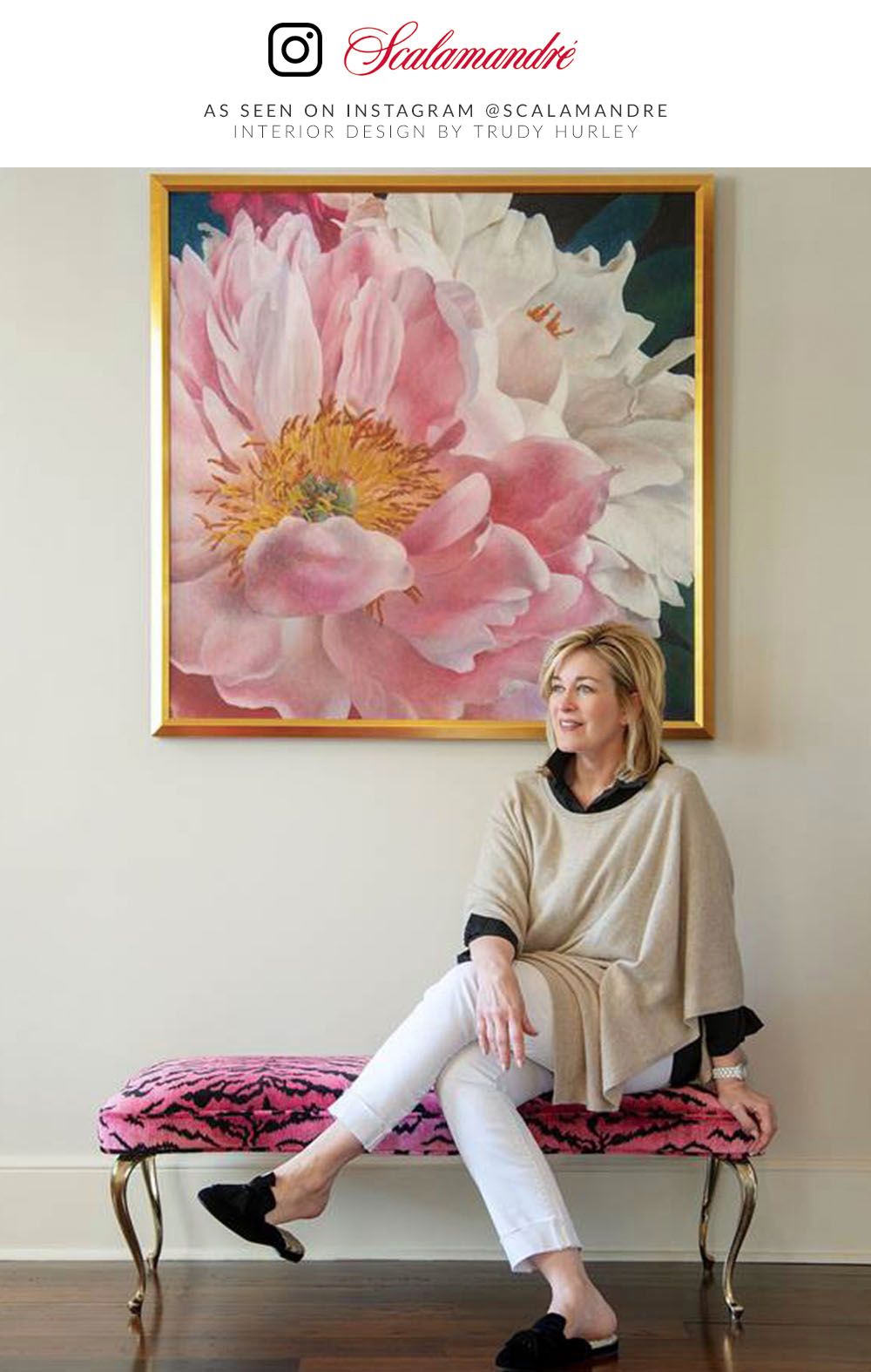 Scalamandre SC 000326167MMA REDS & BLACK TIGRE Fabric - Eade's Wallpaper