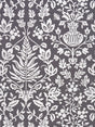 Scalamandre SC 000327032 CHARCOAL SHALIMAR EMBROIDERY Fabric - Eade's Wallpaper