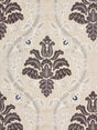 Scalamandre SC 000327033 GRAPHITE ISABELLA EMBROIDERY Fabric - Eade's Wallpaper