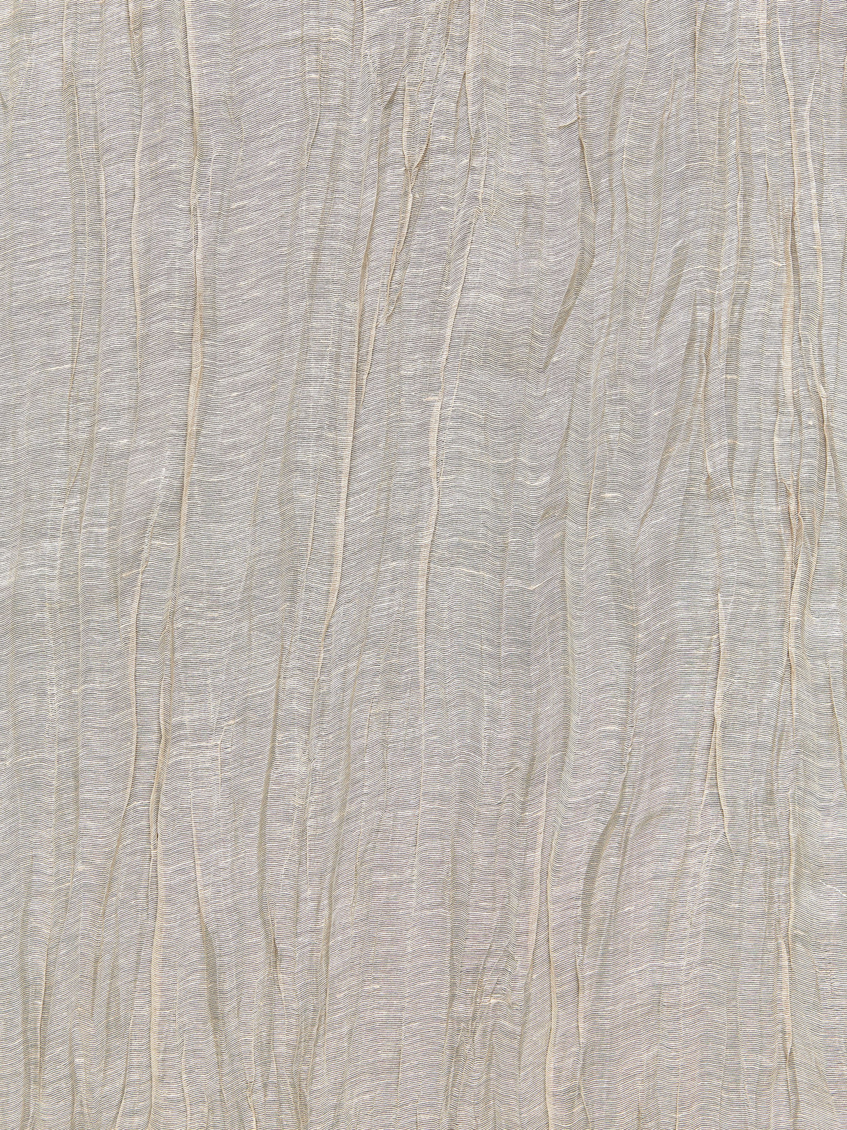 Scalamandre SC 000327052 GREIGE PLEATED LINEN SHEER Fabric - Eade's Wallpaper