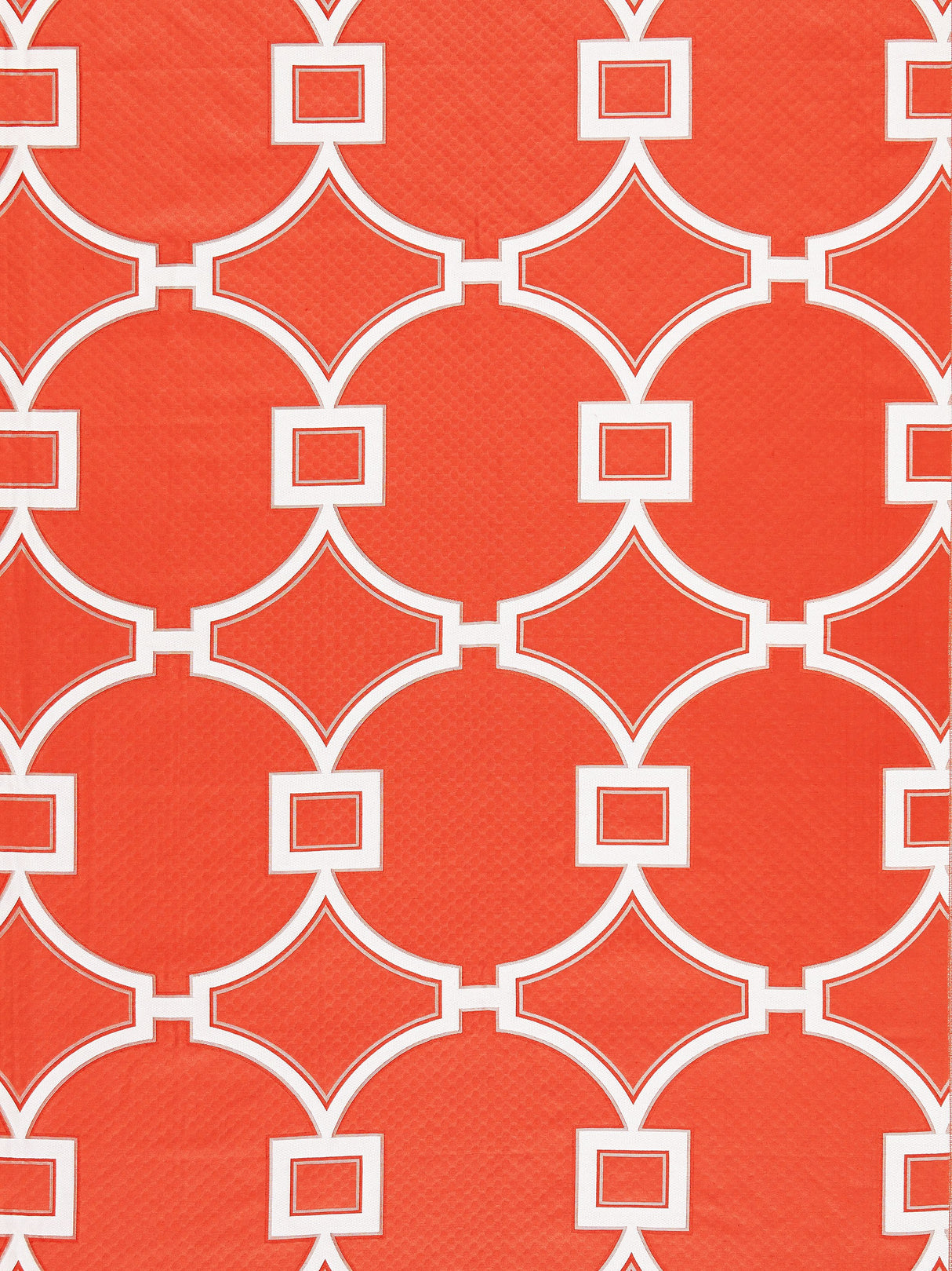 Scalamandre SC 000327072 CORAL CIRCLE FRET Fabric - Eade's Wallpaper
