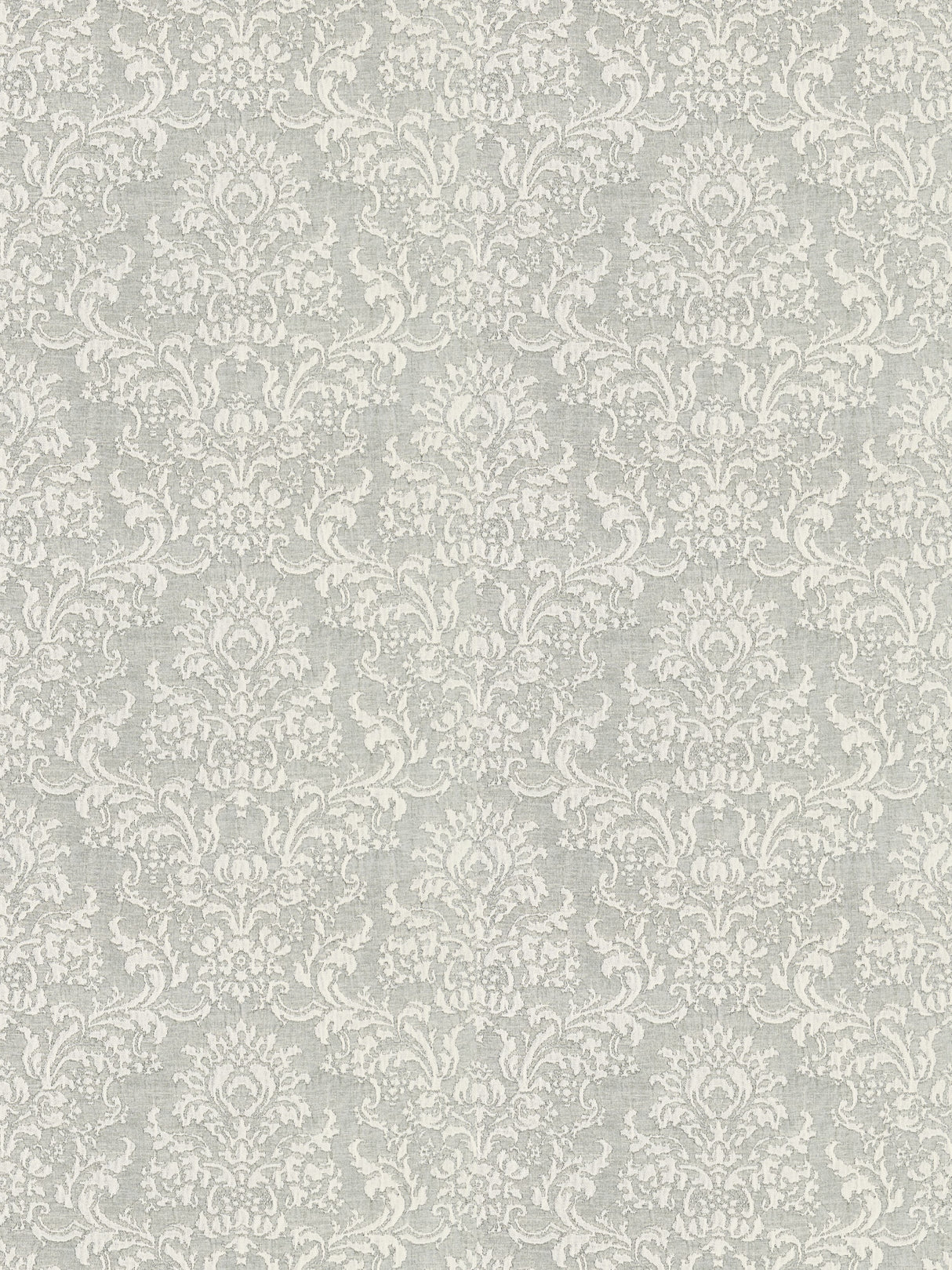 Scalamandre SC 000327094 PEARL GREY SAN LUCA DAMASK Fabric - Eade's Wallpaper
