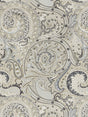 Scalamandre SC 000327124 FLAX MALABAR PAISLEY EMBROIDERY Fabric - Eade's Wallpaper