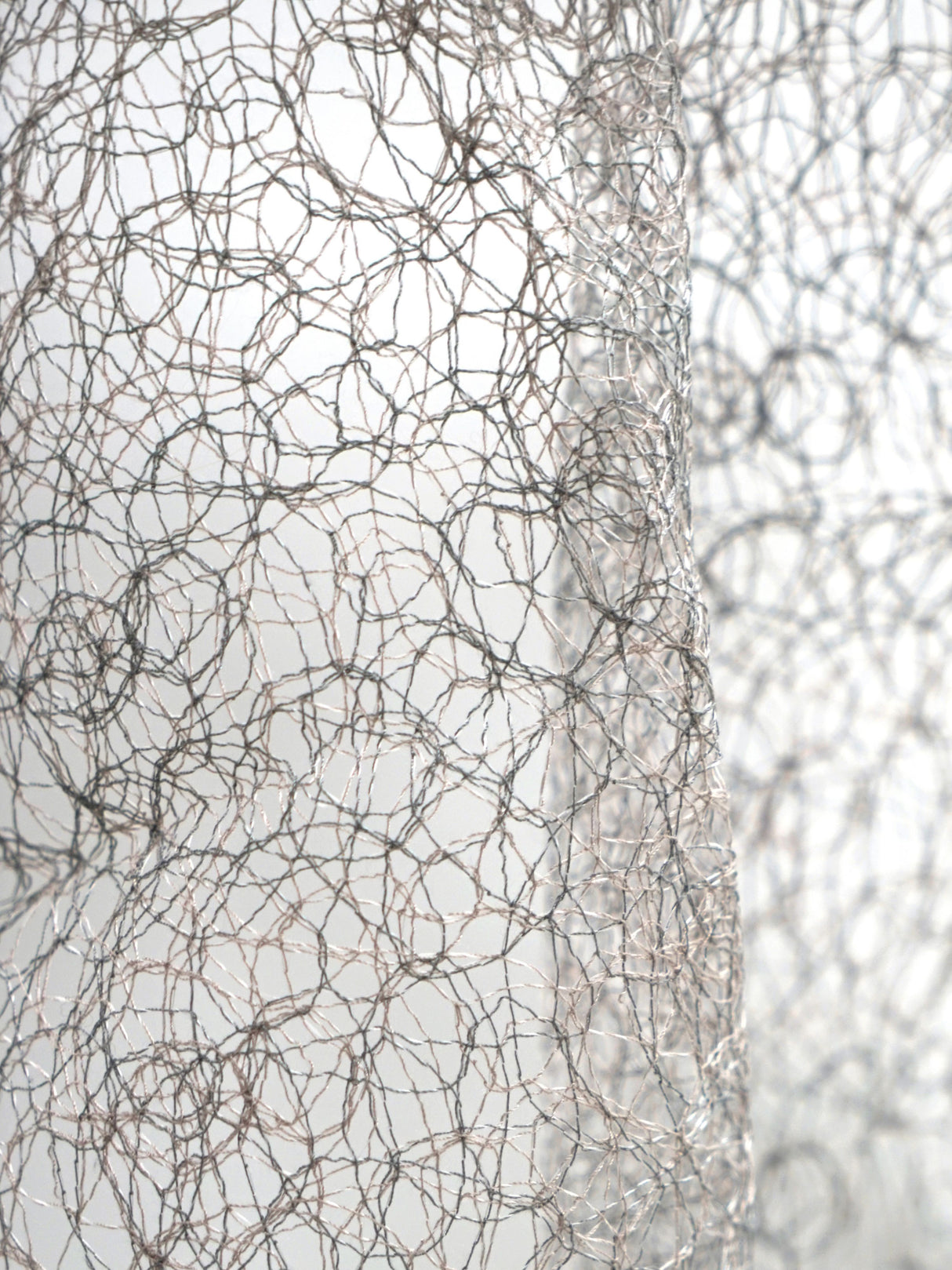 Scalamandre SC 000327146 FOG MODERN LACE Fabric - Eade's Wallpaper