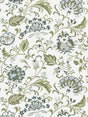 Scalamandre SC 000327173 ASH DELPHINE EMBROIDERY Fabric - Eade's Wallpaper
