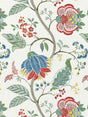 Scalamandre SC 000327175 BLOOM PALAMPORE EMBROIDERY Fabric - Eade's Wallpaper