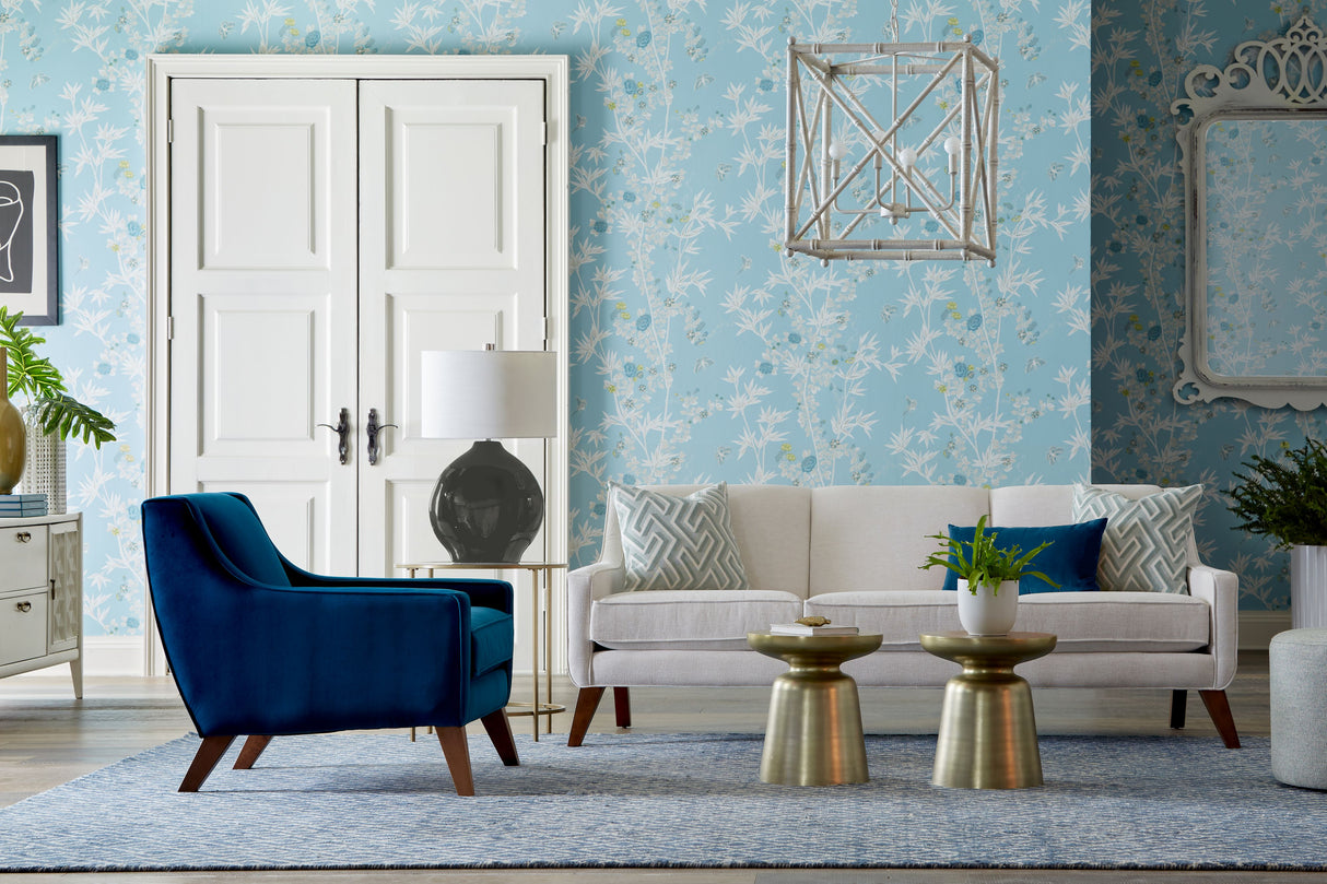 Scalamandre SC 0003WP88375 CIEL JARDIN DE CHINE WALLPAPER - Eade's Wallpaper