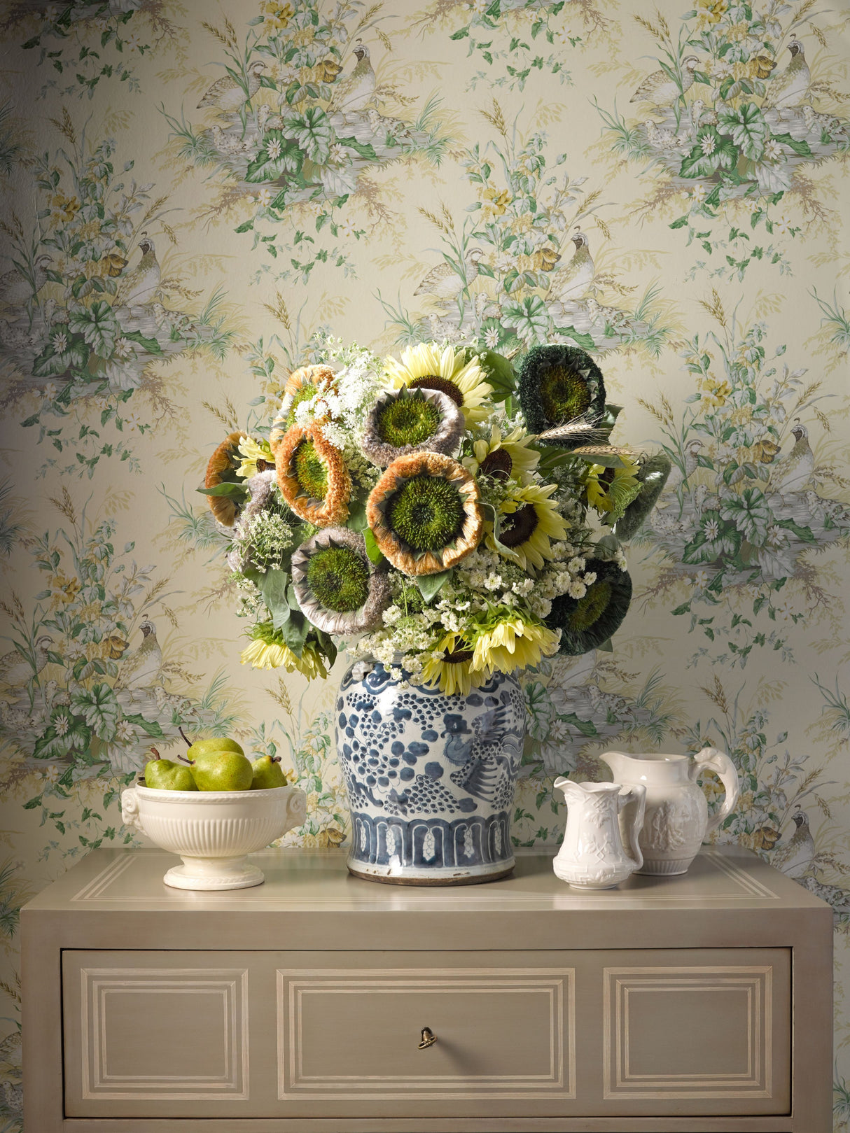 Scalamandre SC 0003WP88434 SUNLIT EDWIN'S COVEY WALLPAPER - Eade's Wallpaper