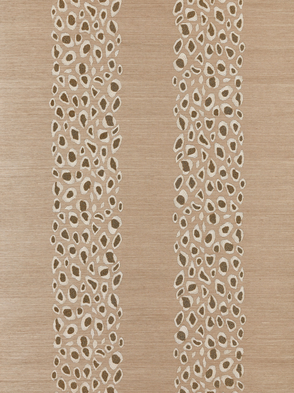 Scalamandre SC 0003WP88446 DESERT CATWALK EMBELLISHED GRASSCLOTH WALLPAPER - Eade's Wallpaper