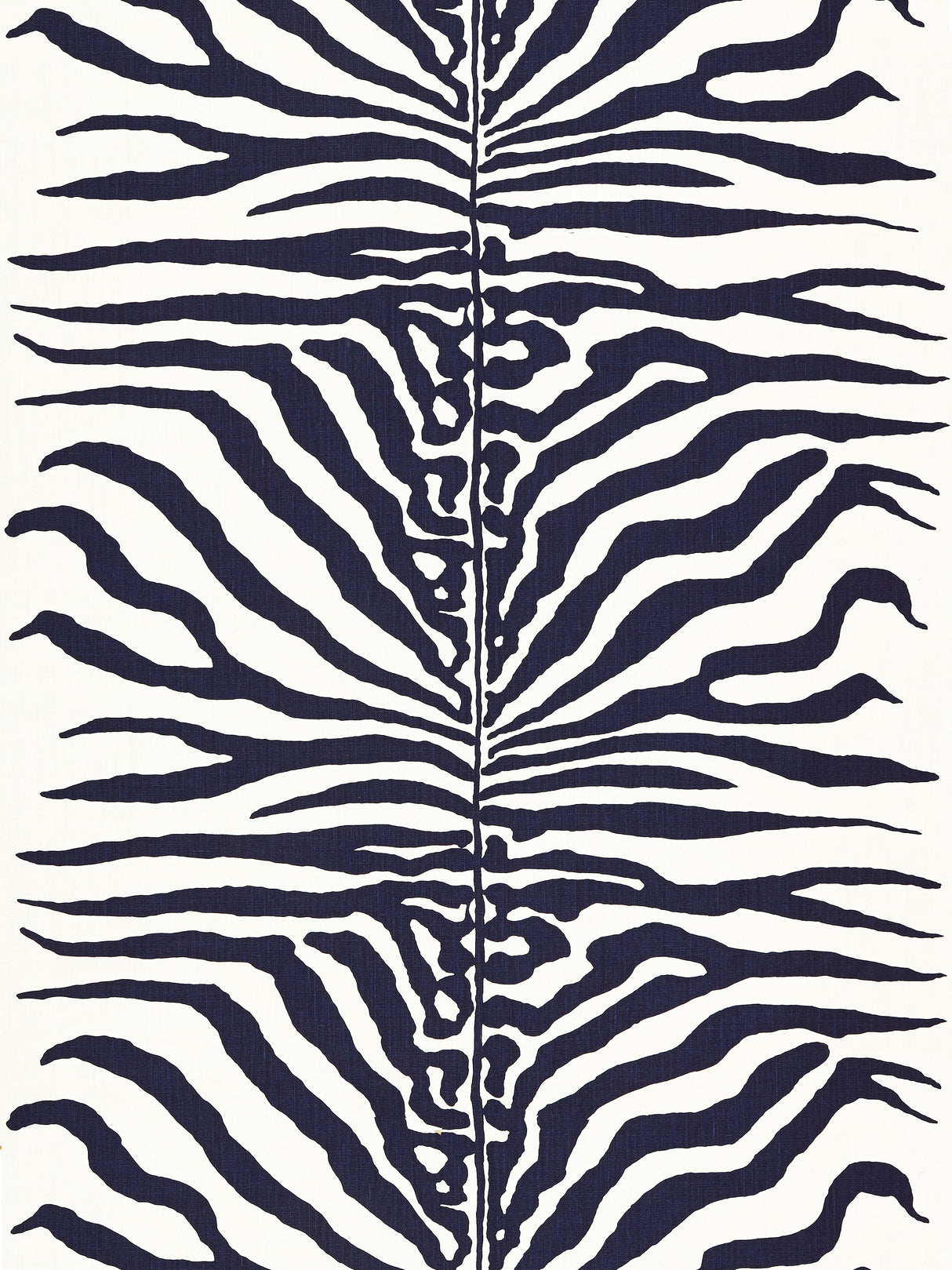 Scalamandre SC 000416366M NAVY ZEBRA Fabric - Eade's Wallpaper