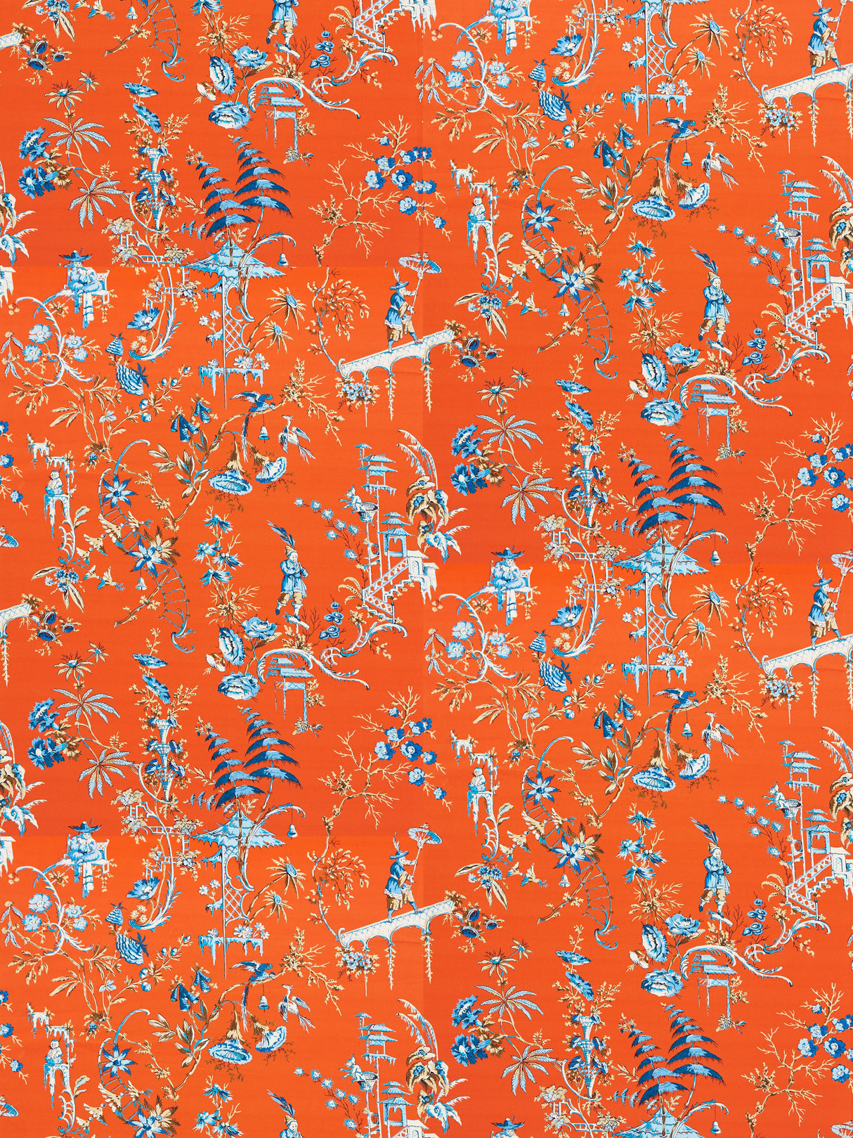 Scalamandre SC 000416552 MANDARIN NANJING Fabric - Eade's Wallpaper